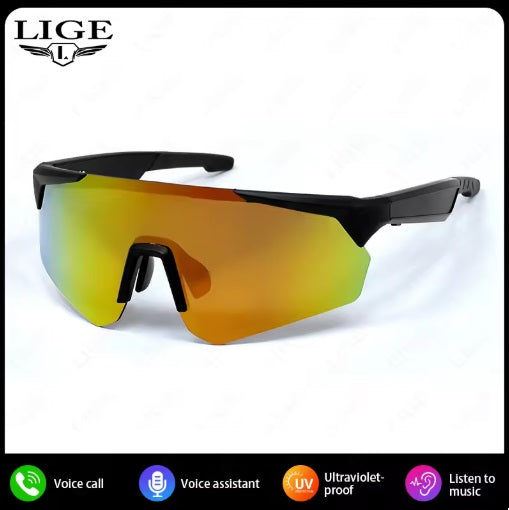 Lige Pro 2 AI sportglasögon - Svarta bågar, orange linser