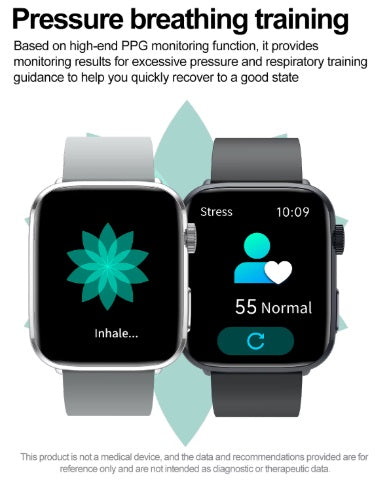 Xiaomi Series 10 Smart klocka - Svart boett, svart armband stål slät