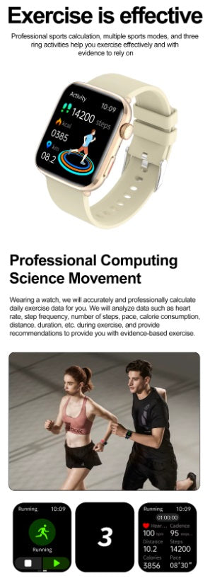 Xiaomi Series 10 Smart klocka - Svart boett, svart armband stål slät