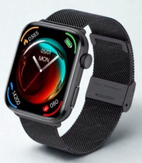 Xiaomi Series 10 nutikell - must korpus, must tekstiilist rihm