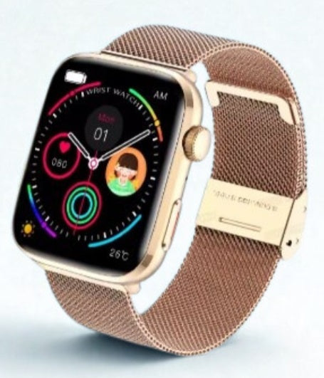 Xiaomi Series 10 Smart klocka - Guld boett, guld armband textil