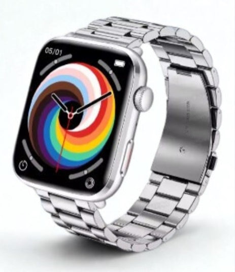 Xiaomi Series 10 Smart klocka - Silver boett, silver armband stål