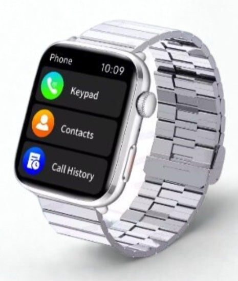 Xiaomi Series 10 Smart klocka - Silver boett, silver armband stål slät