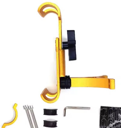 Rotatable 360° Bicycle/Motorcycle Phone Holder - Gold