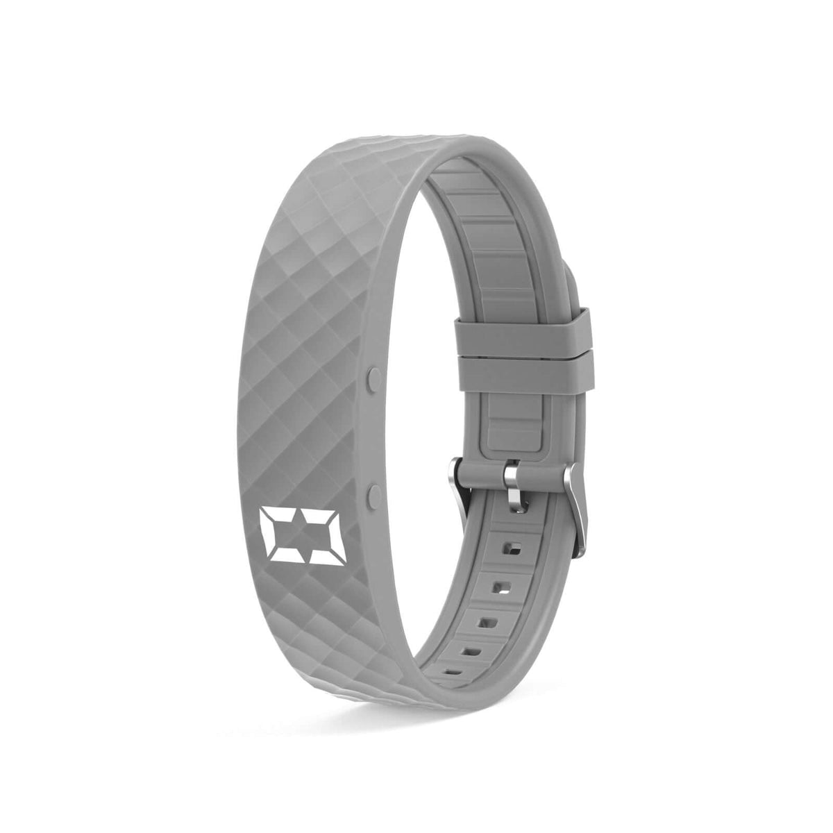 Polaristech Smart bracelet showing a stylish gray design, perfect for tracking fitness and daily activities.